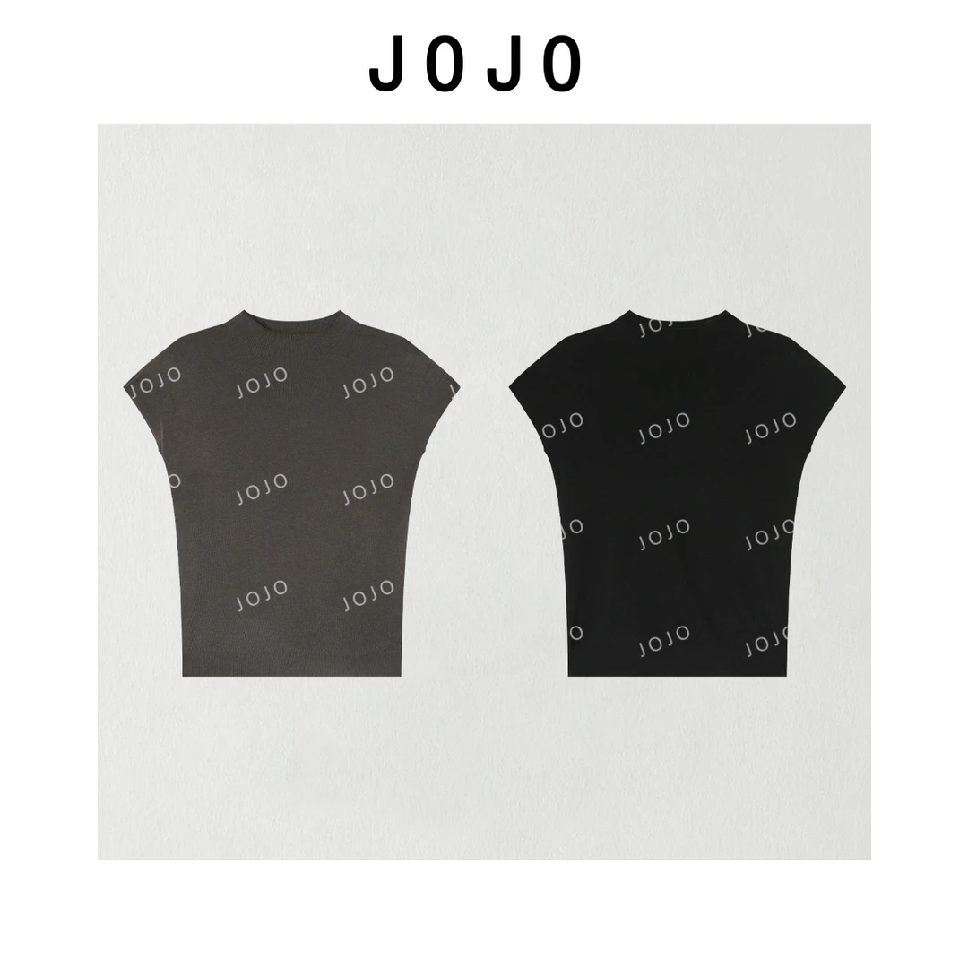 玖了个玖 2025早秋 极简百搭一线成衣超细纱线针织T恤 2508C4943