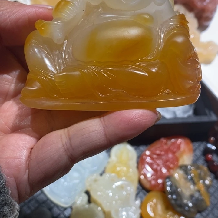 石英质玉（黄龙玉）未镶嵌手串