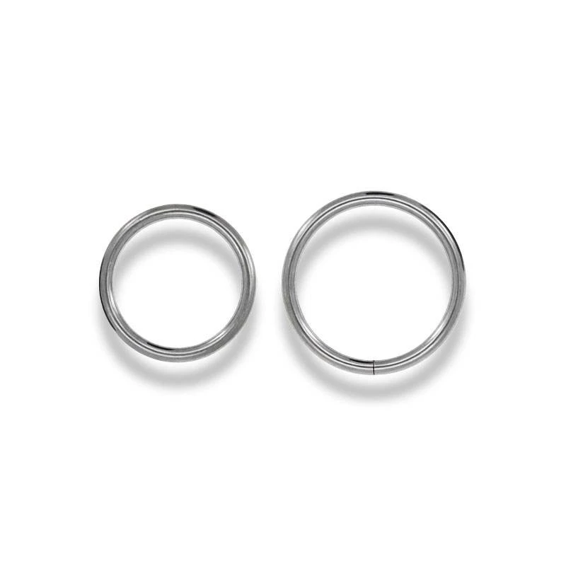 钛合金耳饰 「素圈」唇环耳环f136医用植入级钛合金耳钉耳骨环H1