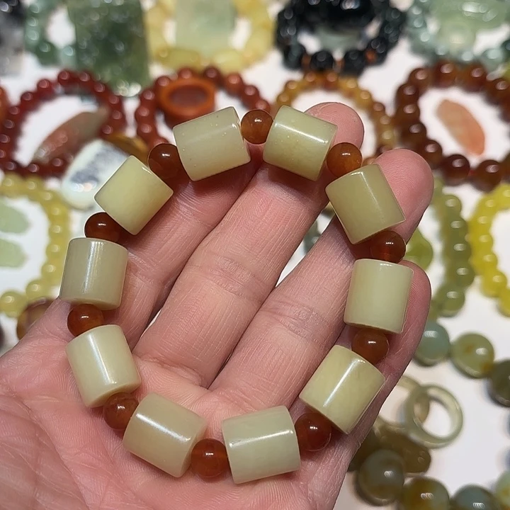 蛇纹石玉未镶嵌手串