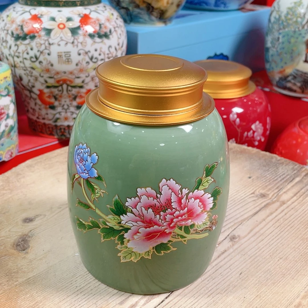 【闪购商品】罐陶瓷茶叶罐密封罐