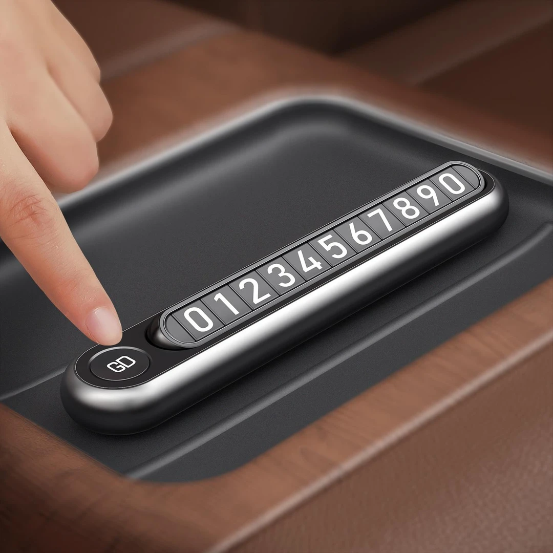 车载临时停车电话号码牌手机移车挪车必备汽车用品车内饰车内