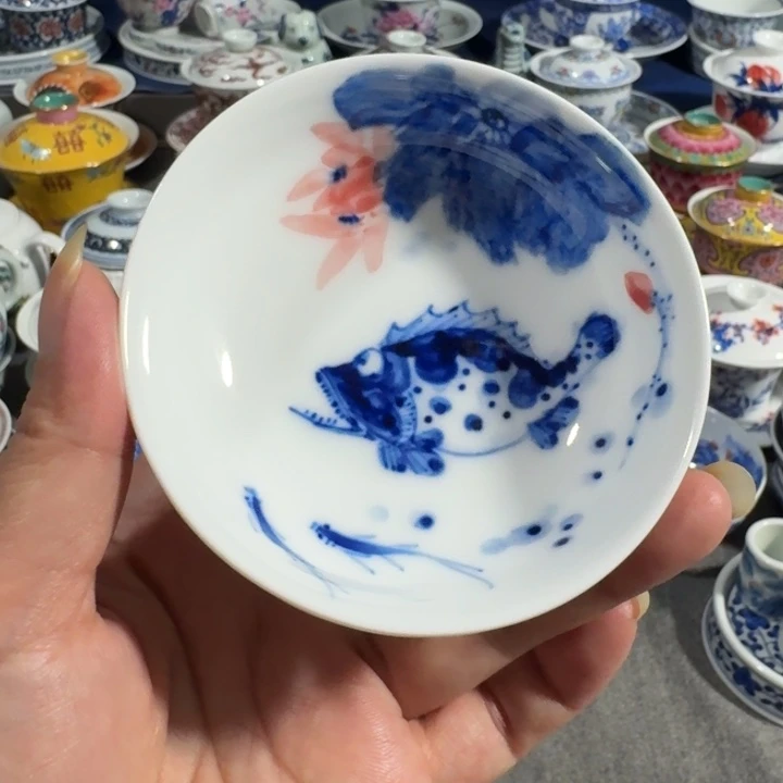 景德镇手工手绘杯