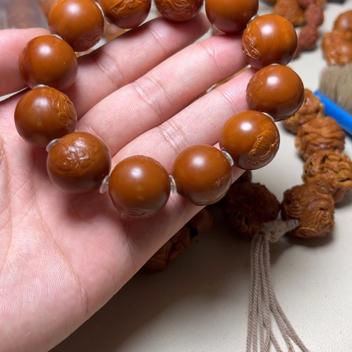 天***当橄榄核手串橄榄核