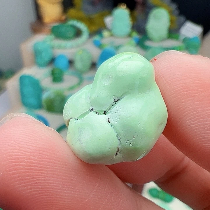 绿松石未镶嵌主播万珍