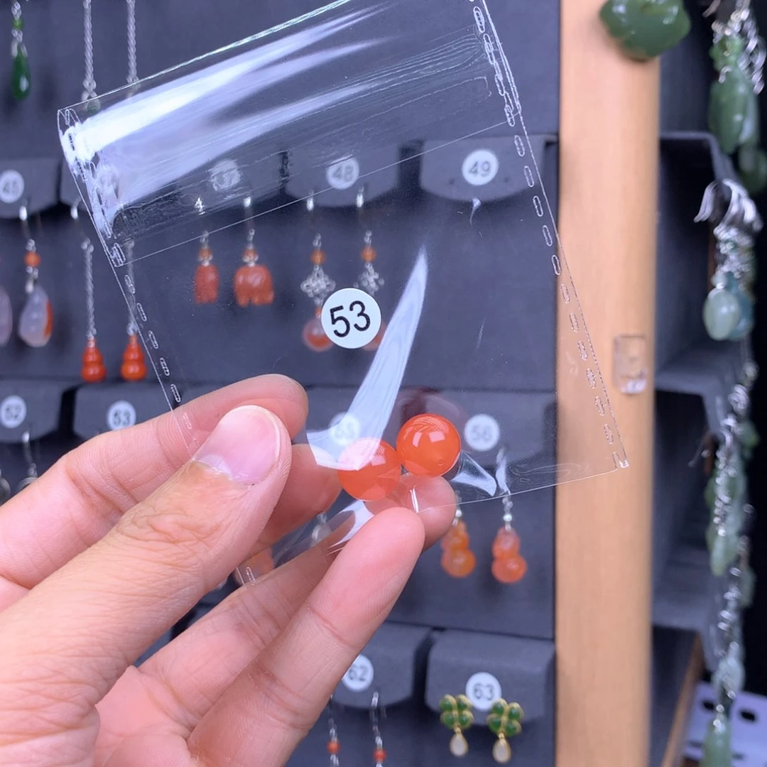 南红玛瑙耳饰银S925镶嵌伴**然