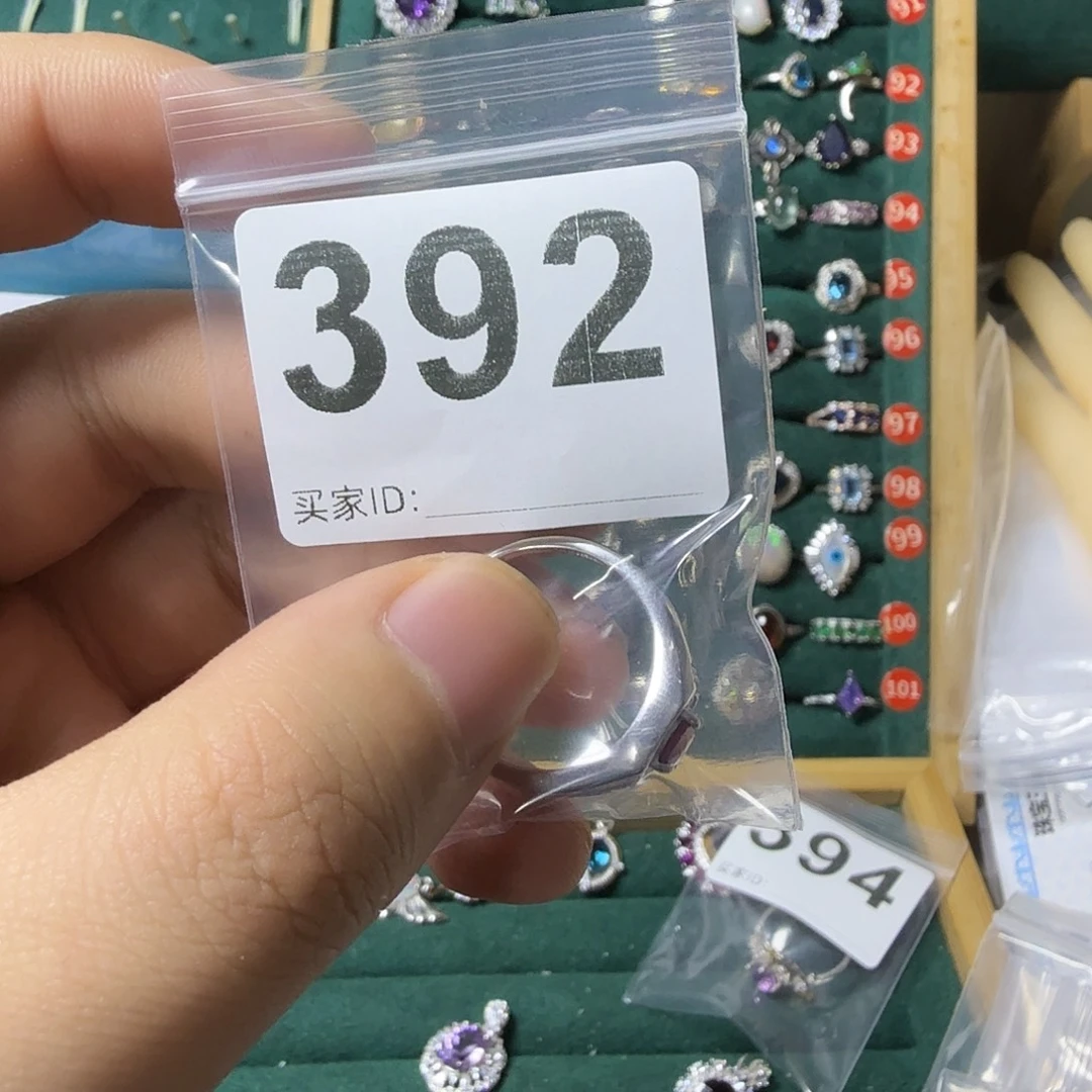 *****银S925镶嵌红宝石戒指