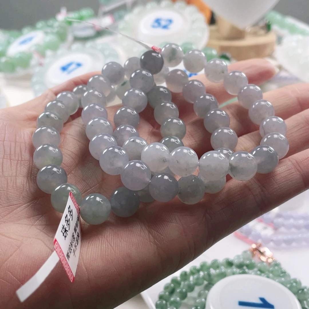 一***土翡翠未镶嵌手链手串10