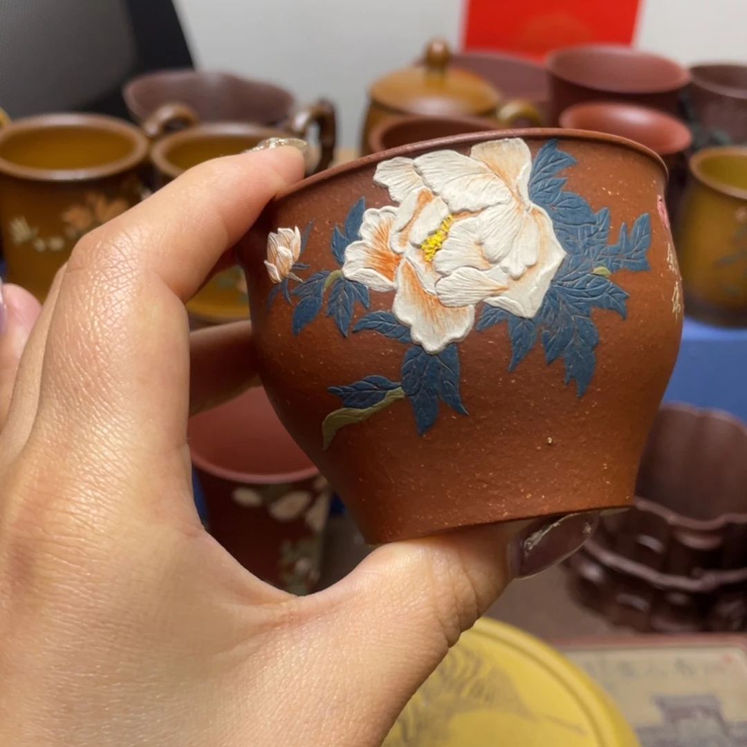 紫砂茶杯紫砂主人杯