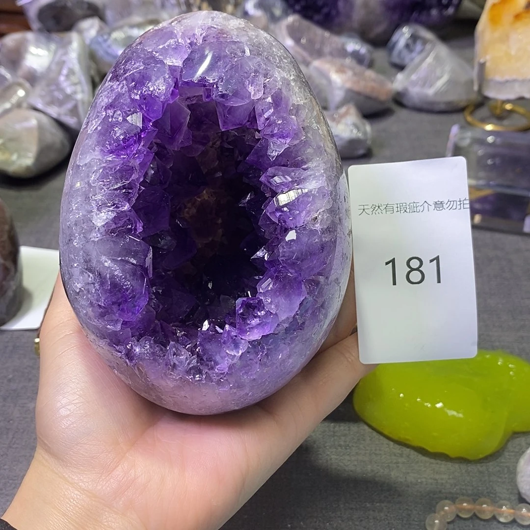 柏***）未镶嵌珠宝半成品紫晶