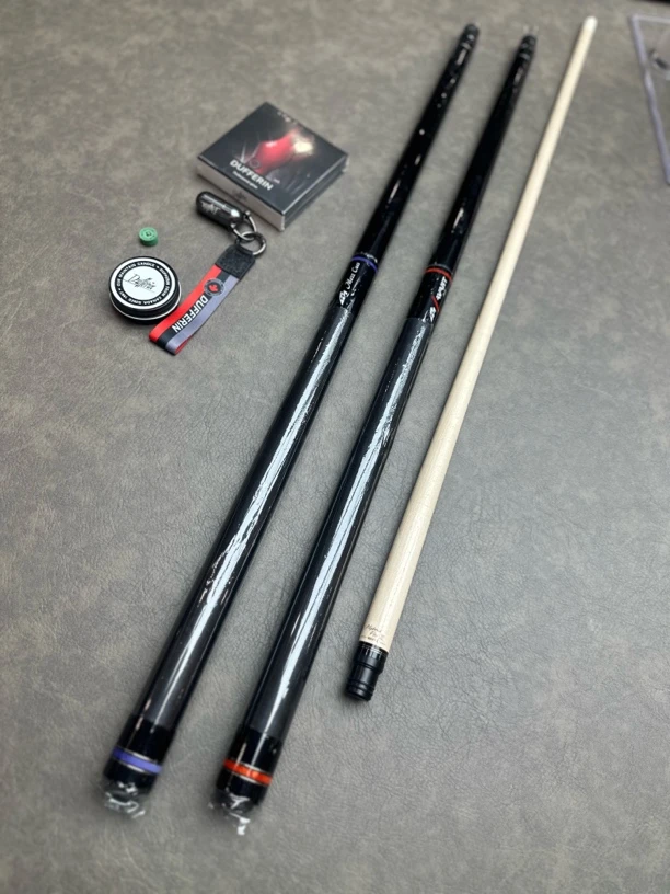 MEZZ美兹新款AVT  黑八大头九球杆台球杆 可配国行混二前肢