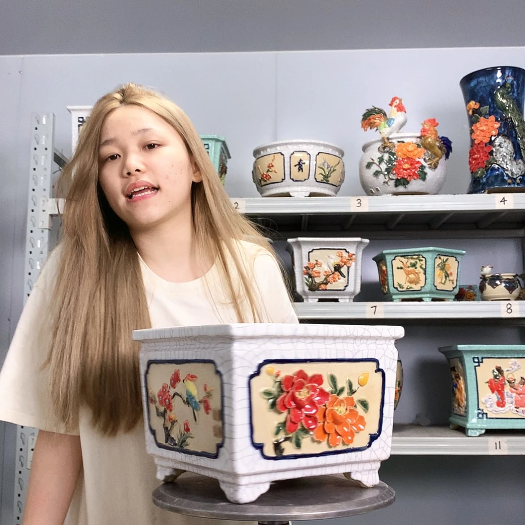 王*哥实物拍摄湾盆石湾盆