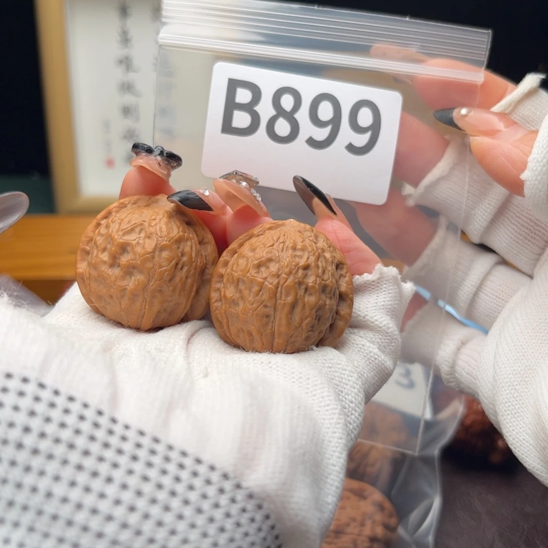 把件文玩核桃32蛇皮纹b899