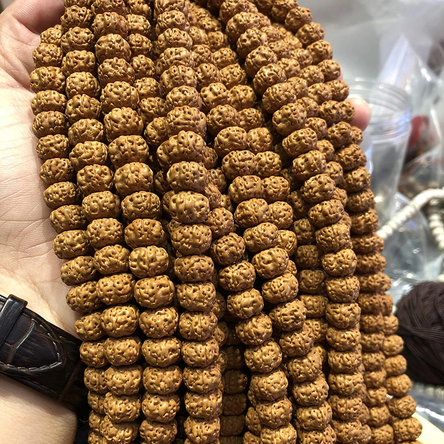 原桩小金刚菩提108颗手串深清理爆满肉金刚文玩佛珠手链批发