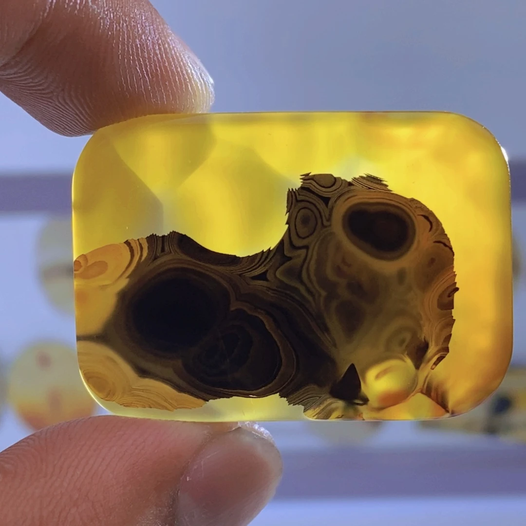 玛瑙/玉髓吊坠(不含链)未镶嵌时*