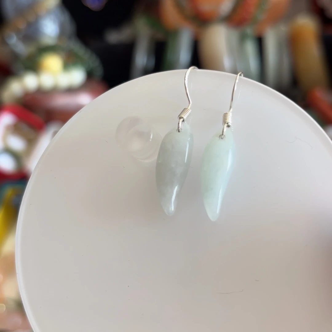 翡翠未镶嵌颈饰925