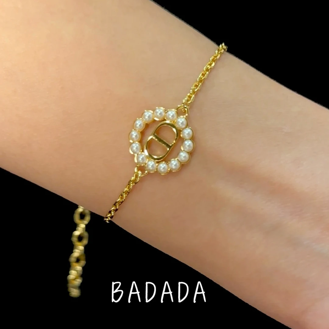 铜合金仿珍珠手链 【SLD5001】轻奢女士气质精致高定手链