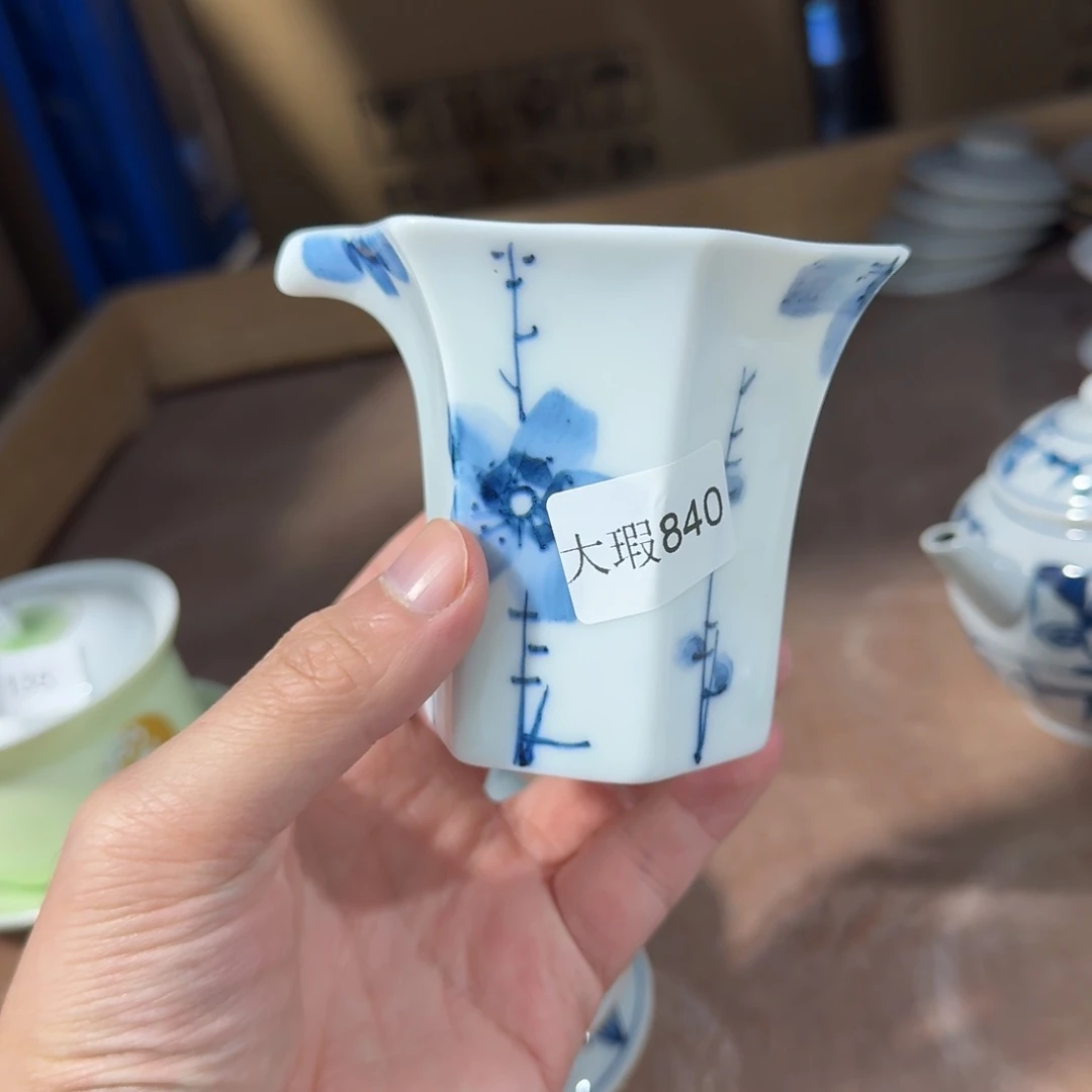 釉下彩纯手绘微瑕