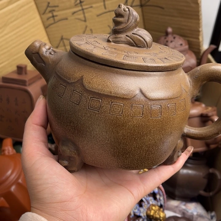 茶壶段泥紫砂壶等艺术