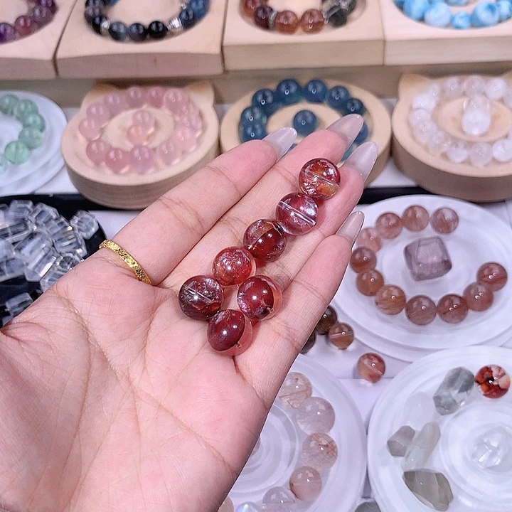 水晶珠宝半成品未镶嵌叨*