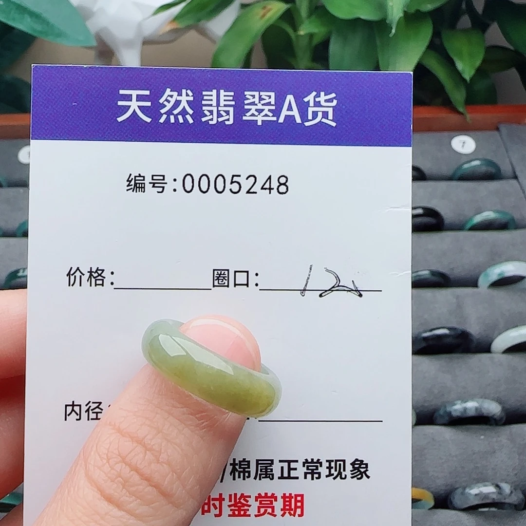 翡翠未镶嵌戒指翡翠