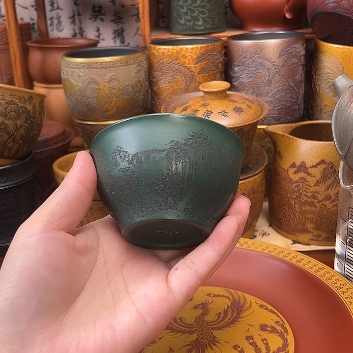 茶杯紫砂宜兴紫砂茶杯正品