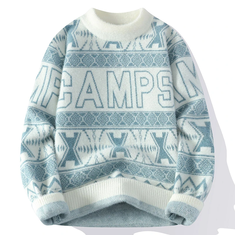 青少年秋冬季毛衣加厚保暖打底衫男款毛衫打底秋冬新款高品针织衫