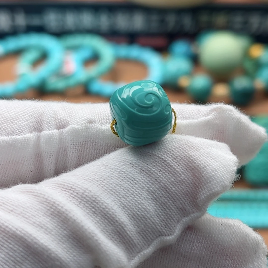 未镶嵌绿松石博古纹