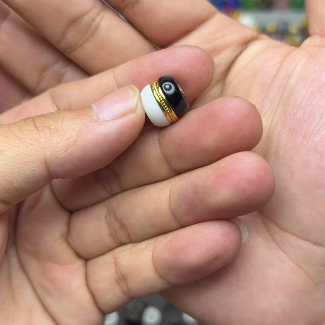 琉璃颈饰12MM汉堡