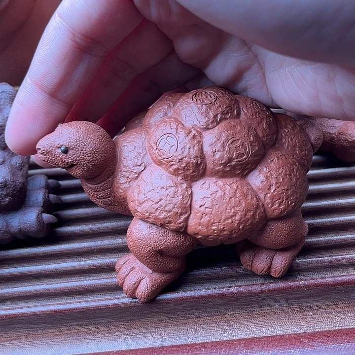 志***得茶宠紫砂紫砂乌龟