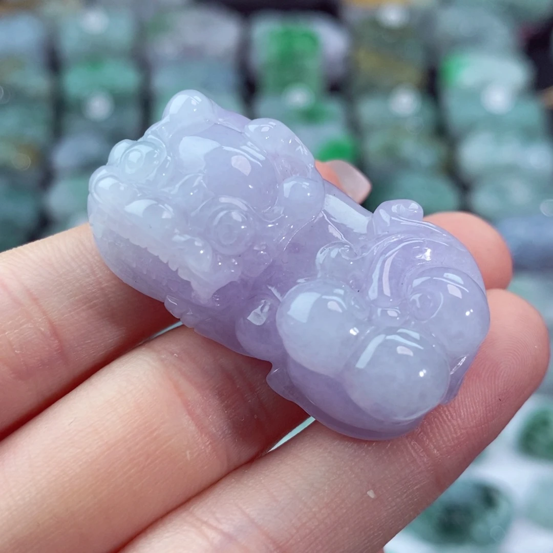 颈饰未镶嵌翡翠天然