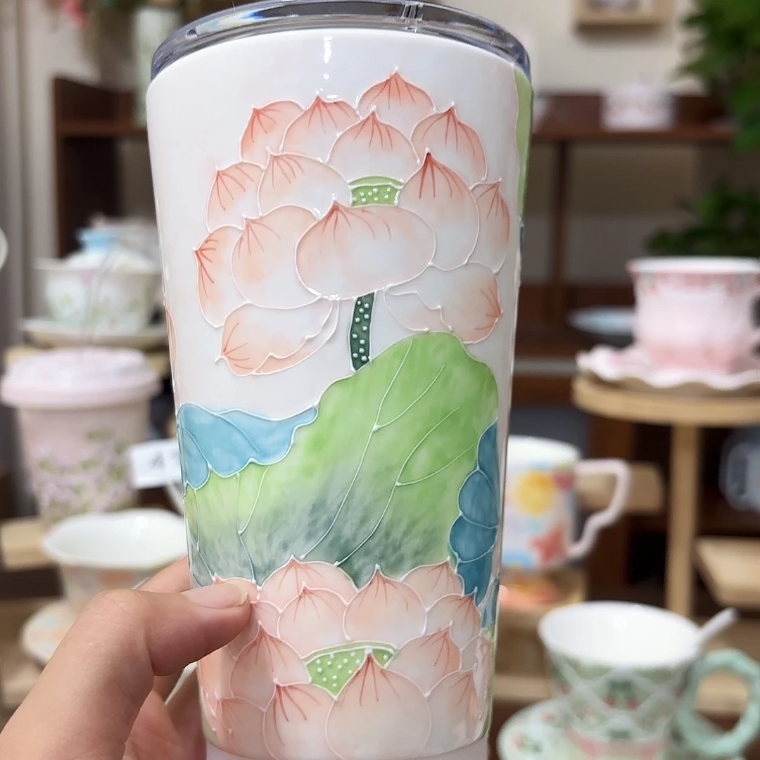 手绘创意高温釉下彩陶瓷