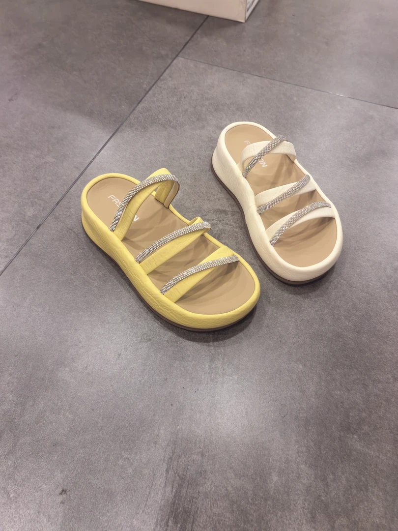 诗涵家 踩屎感厚底凉拖79-2