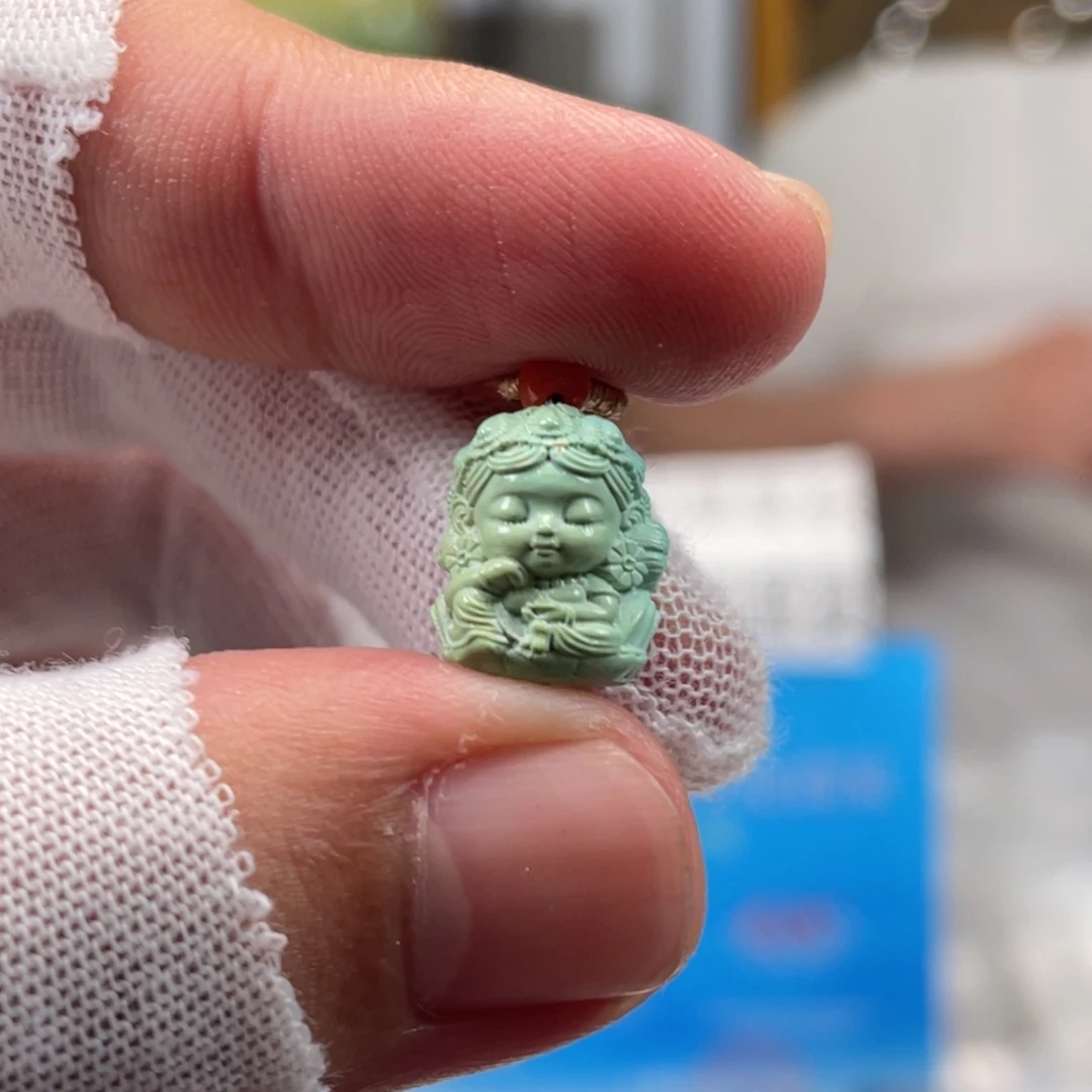 未镶嵌绿松石挂件