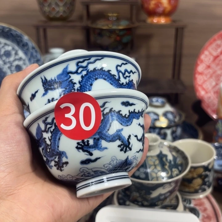 山***谷景德镇手工手绘陶瓷