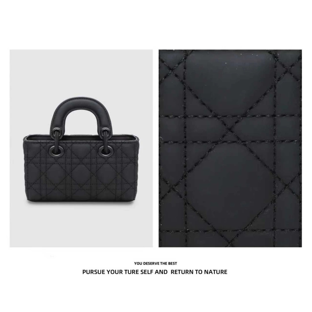 2025时尚经典百搭复古手提戴妃包 W0012