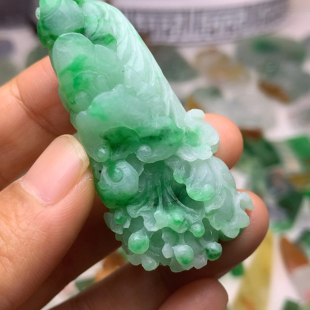 定制翡翠未镶嵌天然翡翠定制