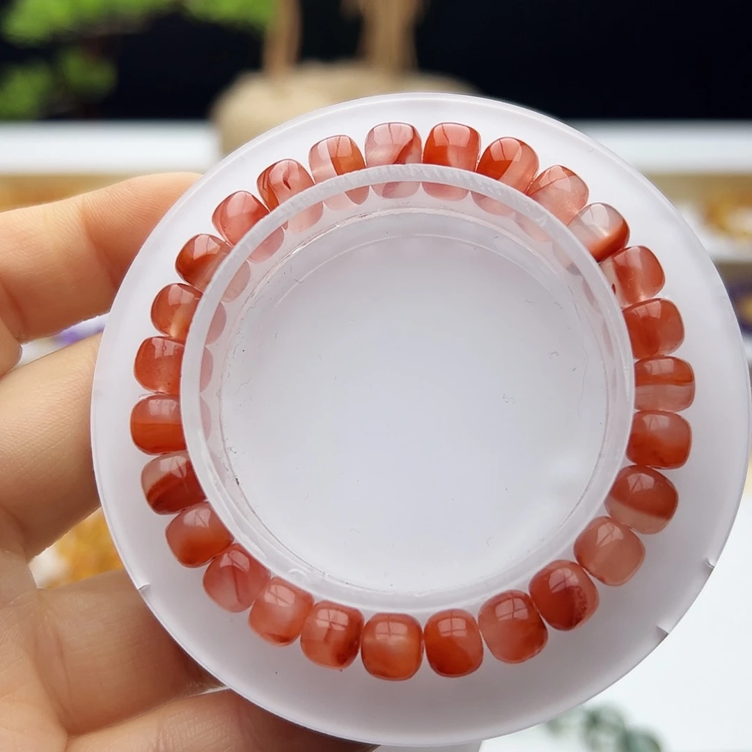 手链水晶未镶嵌南红7.6mm