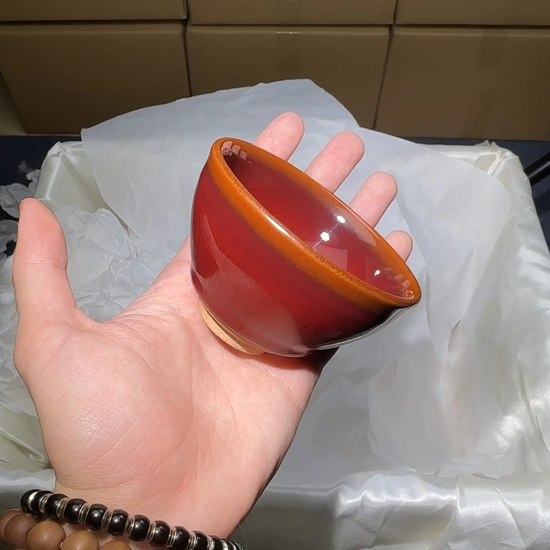 茶盏微瑕建盏，介意勿拍