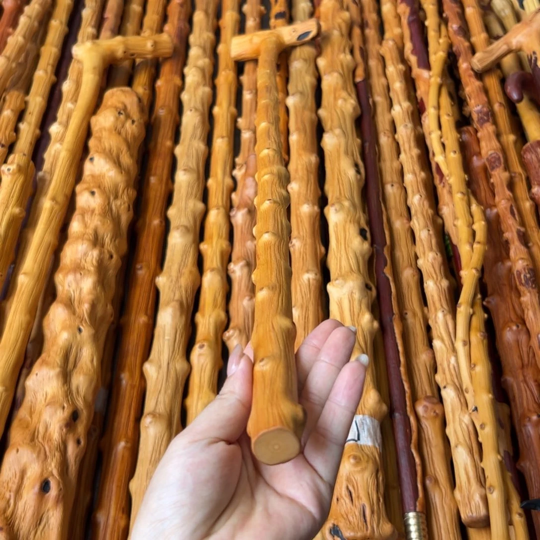 曾***华木南对节拐杖精品