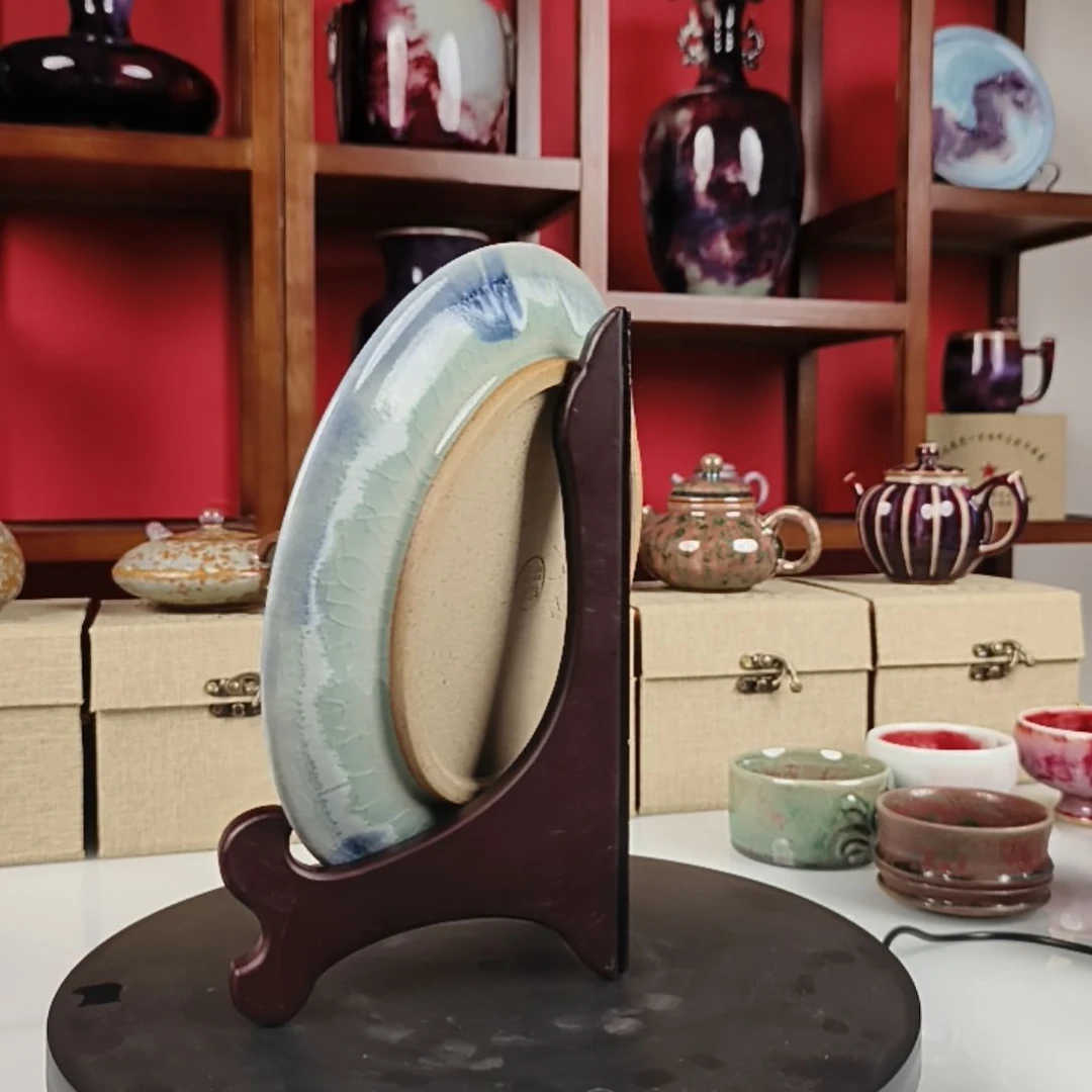 昱***棋摆件钧瓷臻品大美天成