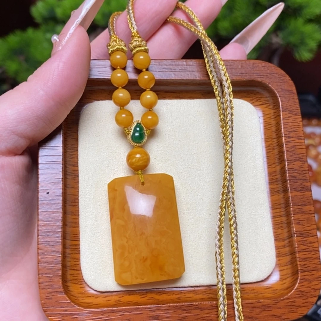 【闪购商品】蜜蜡颈饰未镶嵌项链