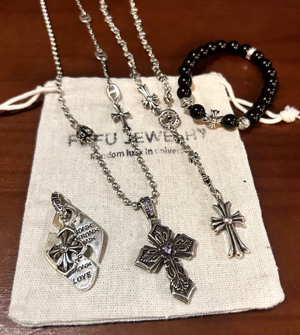 坠链均925银 【轻奢集合链接】s92纯银饰品 时尚 百搭 精致 小众