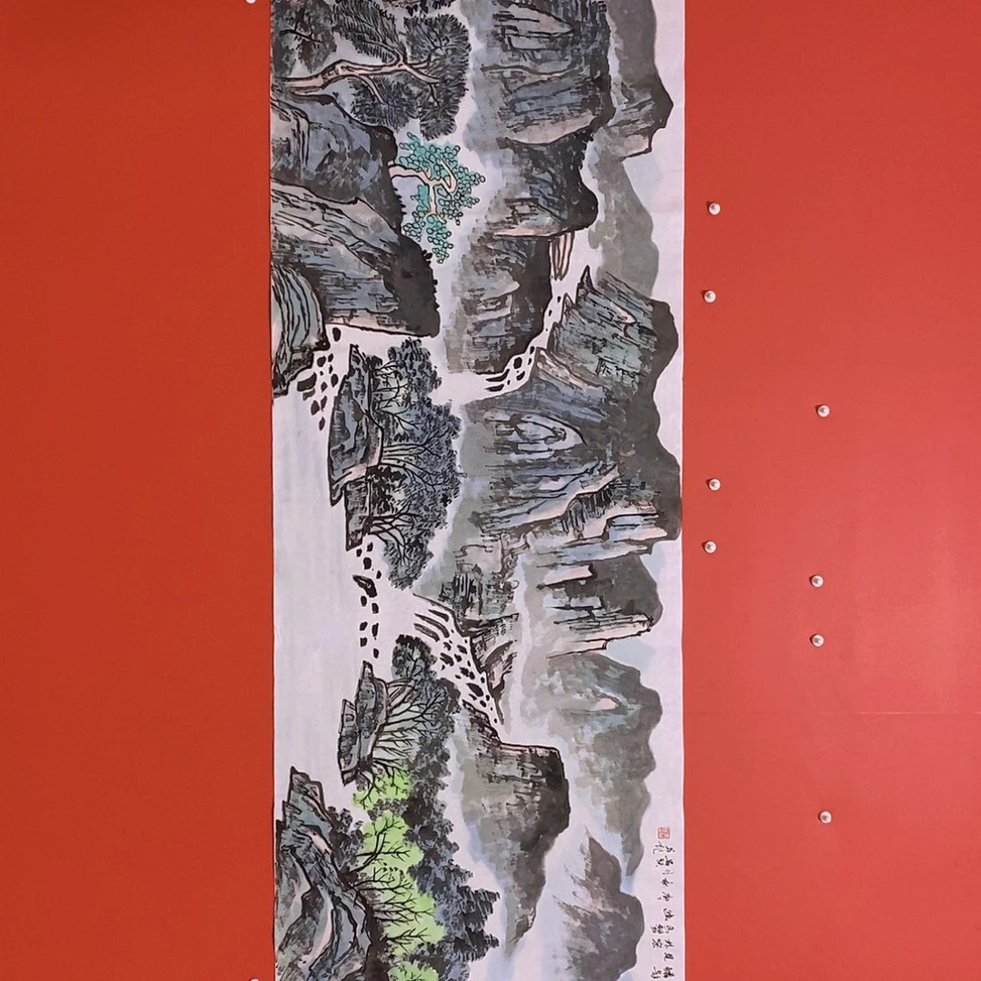国画山水花鸟国画作品