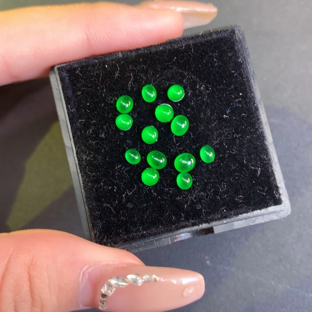 翡翠裸石翡翠翡翠13个