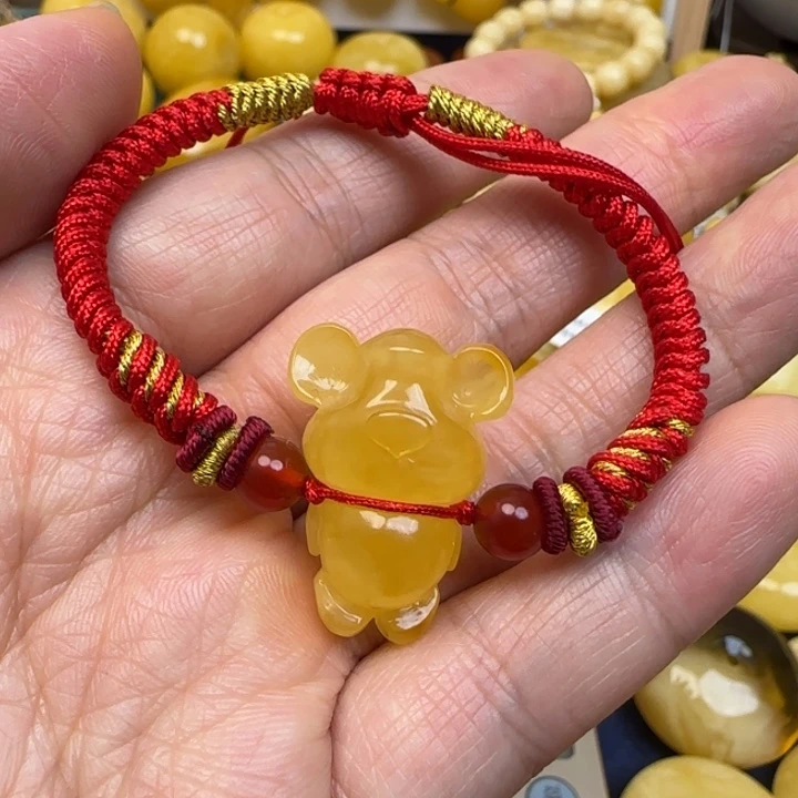 蜜蜡未镶嵌颈饰天然蜜蜡