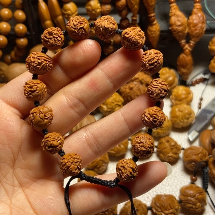 【闪购商品】橄榄核手串/手链桃核金蟾