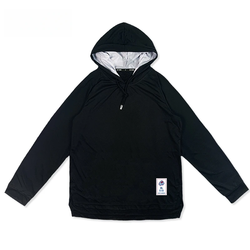 斗者篮球服投篮训练服健身跑步速干街球运动t恤连帽长袖队服定制