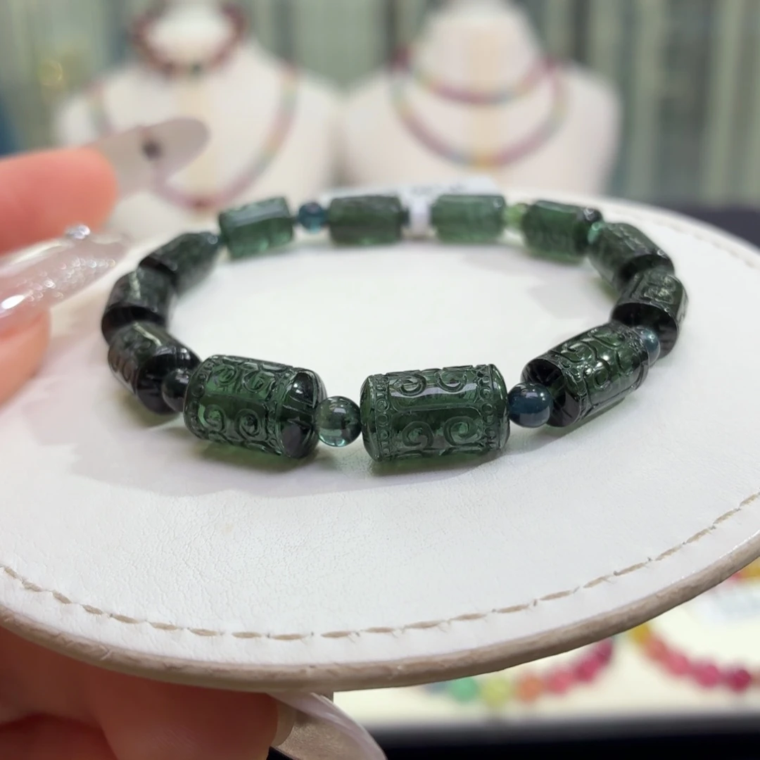 手链未镶嵌碧玺天然碧玺