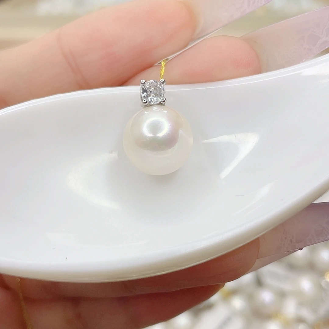 淡水珍珠未镶嵌吊坠(赠链)